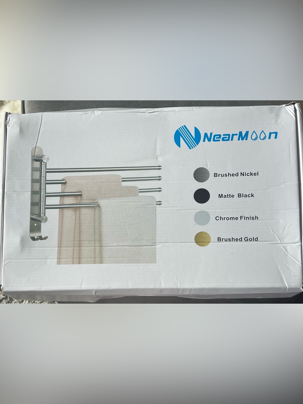 NearMoon Triple Towel Bar - Chrome Finish